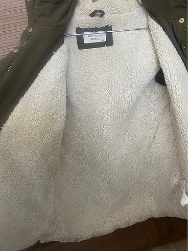 Haki İçi yünlü mont/LCW - Görsel 5