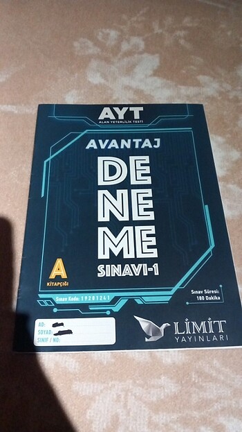 Limit AYT deneme