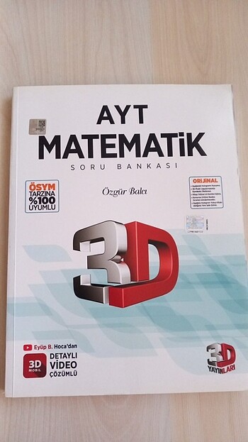 3D Ayt Matematik soru bankası