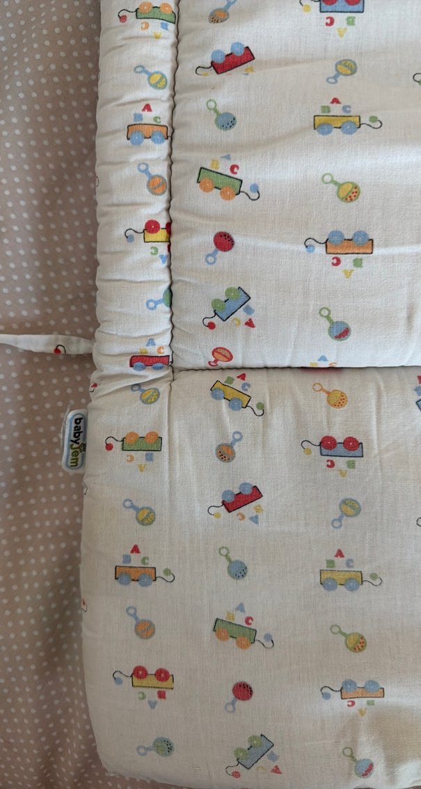 Pastel Renkli Baskılı Çocuk mama sandalyesi Minderi - Görsel 3