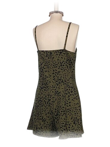 l Beden Vintage Love Kısa Tulum %70 İndirimli.