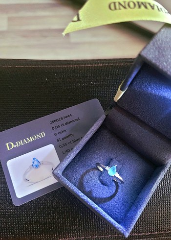 Zen Diamond D Diamond pırlanta blue topaz