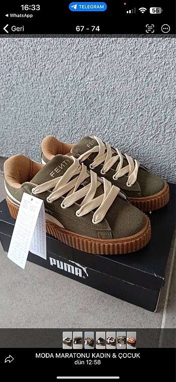Diğer Puma fenty spor ayakakbı