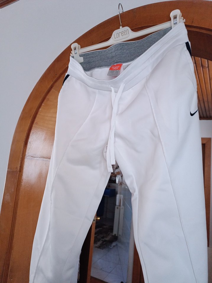 Beyaz Kadın Adidas eşofman altı - Görsel 4