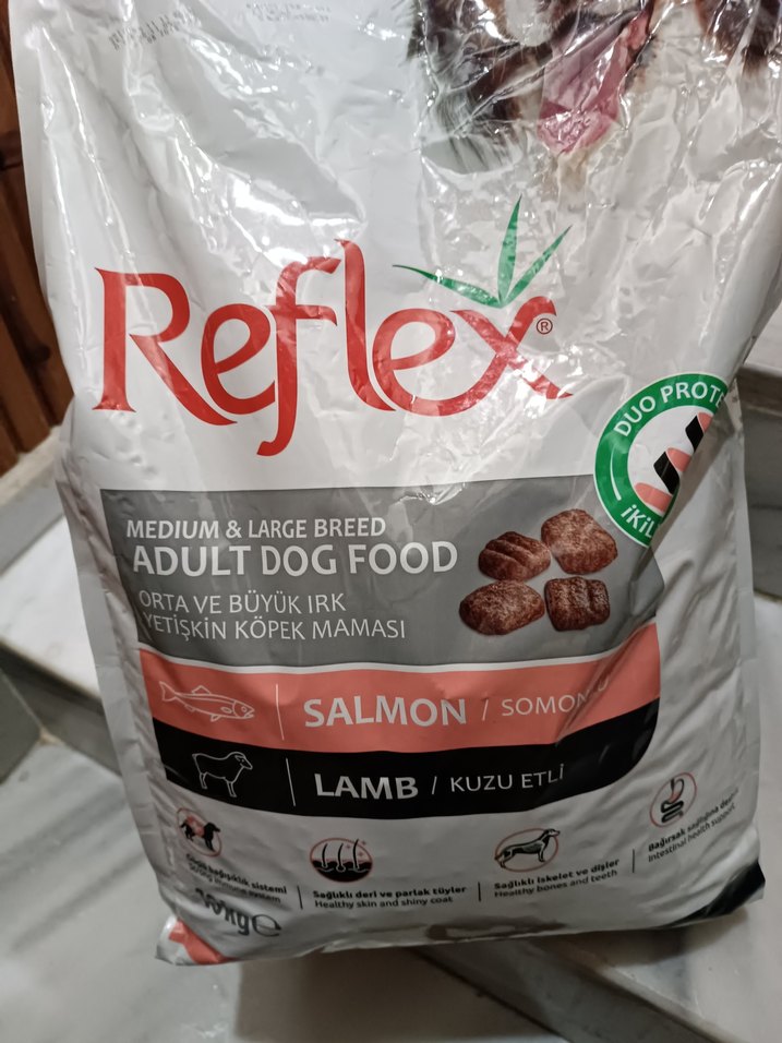 Reflex Somon ve Kuzu Etli Yetişkin Köpek Maması 10 kg - Görsel 2
