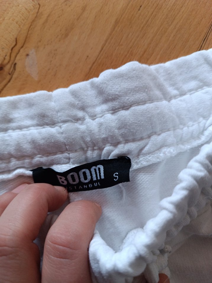 Beyaz Salaş Kadın Eşofman Altı - Görsel 3