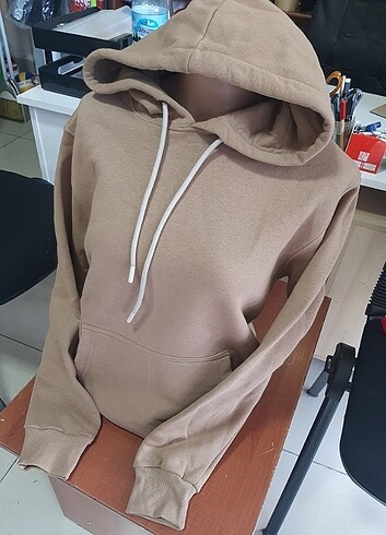 s Beden 3 ŞARDONLU KAPŞONLU UNİSEX SWEAT