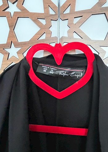 Siyah Uzun Kollu Kadın ceket - Görsel 3