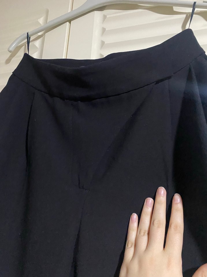 Lacivert Kadın Midi Kumaş Pantolon - Görsel 4