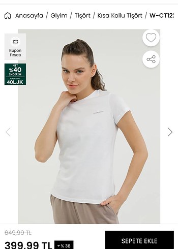 Beyaz Tişört Lumberjack - Görsel 3