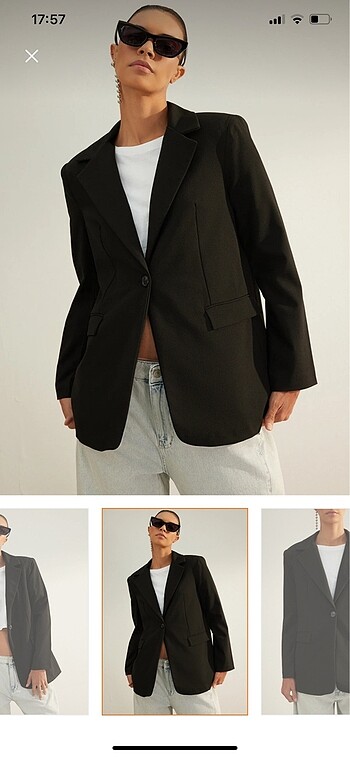 xs Beden TrendyolMilla Siyah Premium Regular Astarlı Dokuma Blazer Ceket?