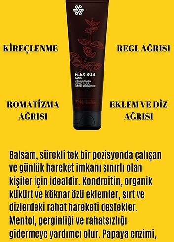  Beden Renk Doğal ağrı kesici krem