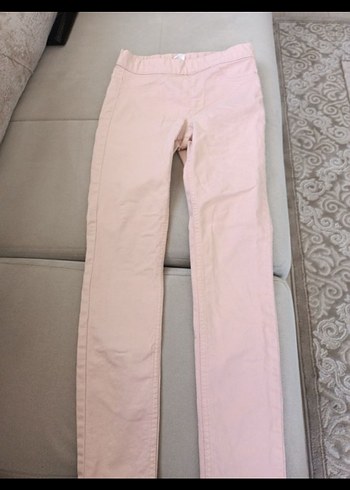 Pembe Pamuklu Kız Pantolonu