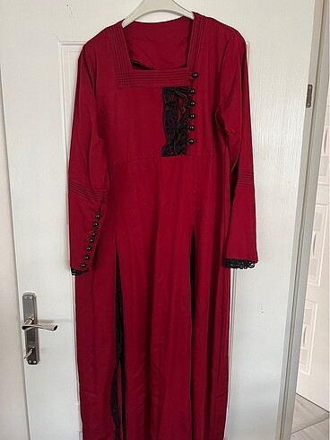 Bordo elbise