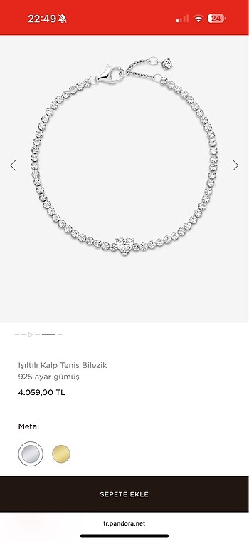 pandora bileklik