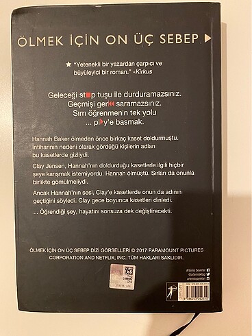 Ölmek İçin 13 Sebep - Jay Asher (Ciltli)