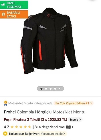 Prohel Motorcu montu