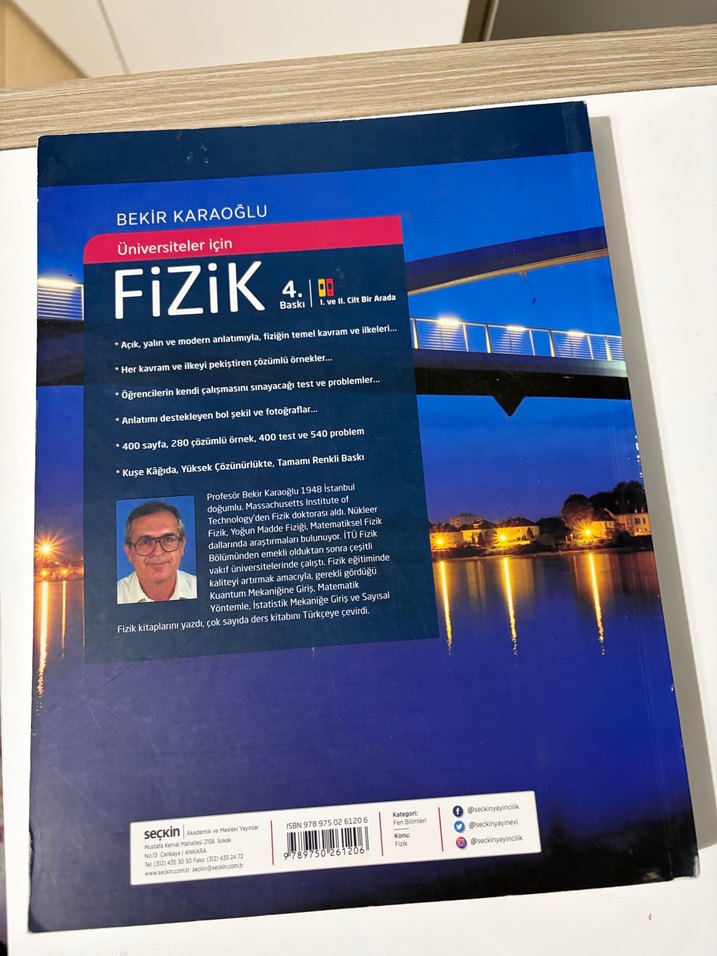 Üniversiteler İçin Fizik Kitabı - Bekir Karaoğlu - Görsel 2