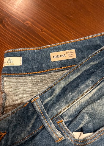 Kadın Mavi Denim Normal Kesim Jean - Görsel 2