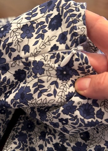 Dantel Detaylı Lacivert Bohem elbise - Görsel 4