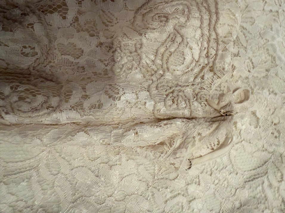 Dantel İşlemeli Midi Straplez Elbise - Görsel 4