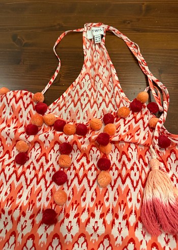 Nakışlı Püsküllü Bohem  bluz - Görsel 2