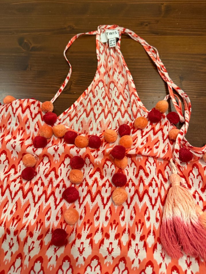 Nakışlı Püsküllü Bohem  bluz - Görsel 2