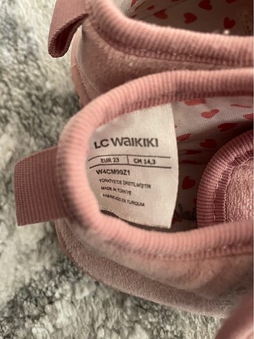 24 Beden pembe Renk Bebek ev ayakkabısı