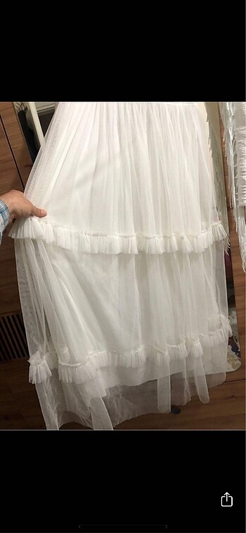 Fashionsak Nikah Beyaz Elbise