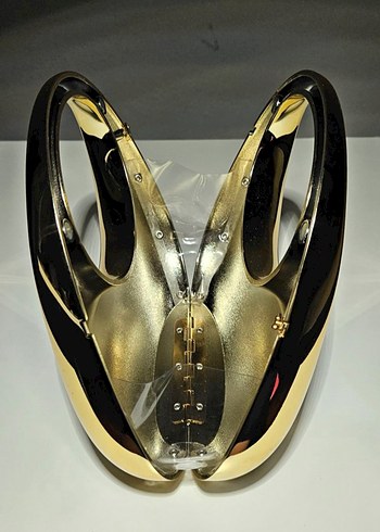 Beden altın Renk Gold Modern Akrilik Çanta