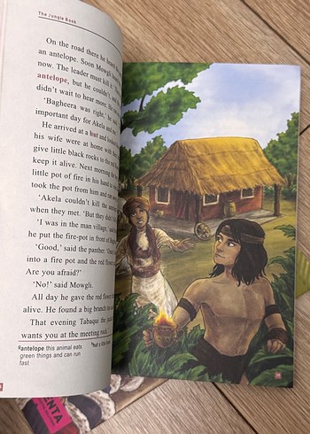 Macenta Çocuk Kitabı Prens ve Dilenci, Orman Kitabı ingilizce - Görsel 4