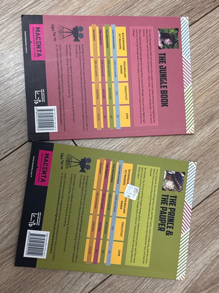 Macenta Çocuk Kitabı Prens ve Dilenci, Orman Kitabı ingilizce - Görsel 3