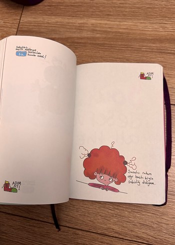 Renkli Sınırsız Defter Mor Kapaklı günlük gibi - Görsel 4