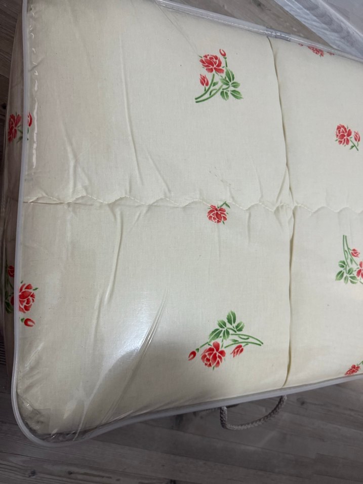 Yorgan Çiçek Desenli Baskılı Yatak Örtüsü - Görsel 2