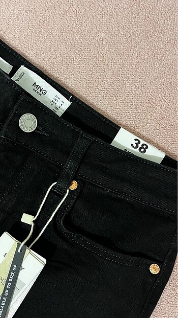 Mango Mango-Siyah Yüksek Bel Skinny Jean