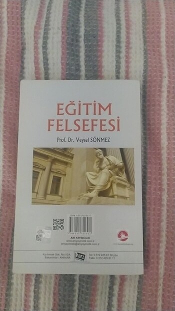  Eğitim Felsefesi Kitabı Anı Yayıncılık Veysel Dönmez 