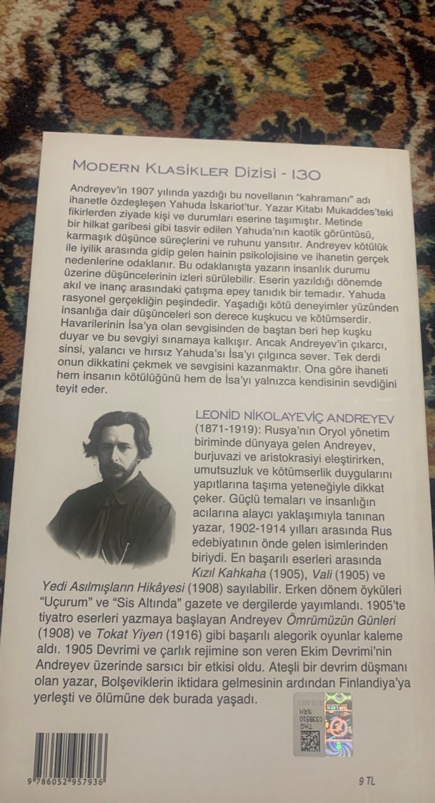 Yahuda İskariot - Leonid Andreyev - Görsel 2