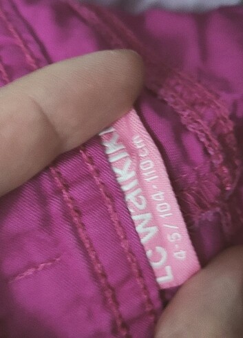 5 Yaş Beden pembe Renk Pantolon