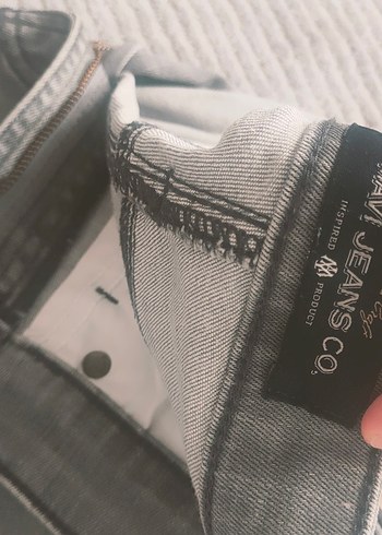 31 Beden gri Renk Gri erkek kot jean Pantolon