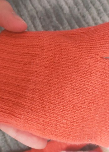 Renkli Kız Örgü Eldiven - Görsel 4