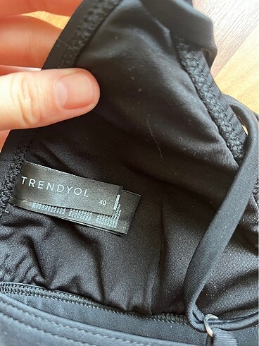 40 Beden Bikini üstü siyah