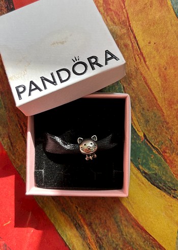  Beden gri Renk Pandora Orijinal Kedi Charm