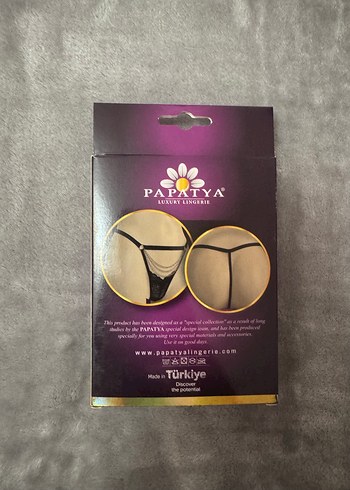 Siyah Zincirli Kadın İç Çamaşırı - Görsel 2