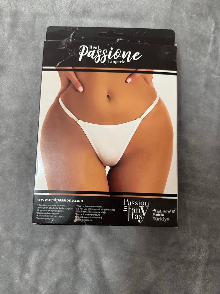 Beyaz kalpli tanga - Görsel 2