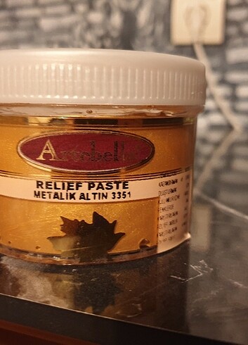 Artebella Metalik Rölyef Pasta