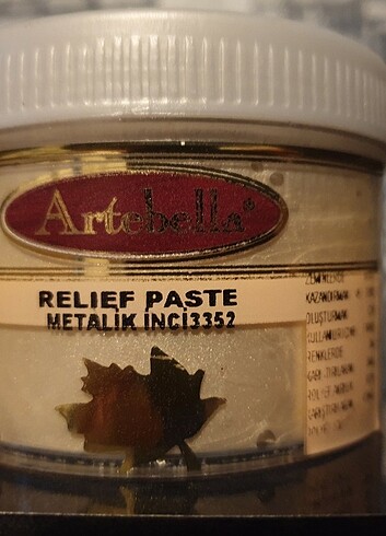 Artebella Metalik Rölyef Pasta 