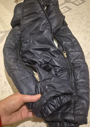 Siyah Peluş Bebek Kayak Tulumu kozmonot - Görsel 4