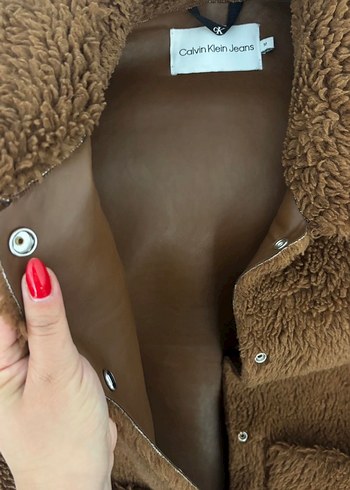 Calvin klein deri kaban - Görsel 2