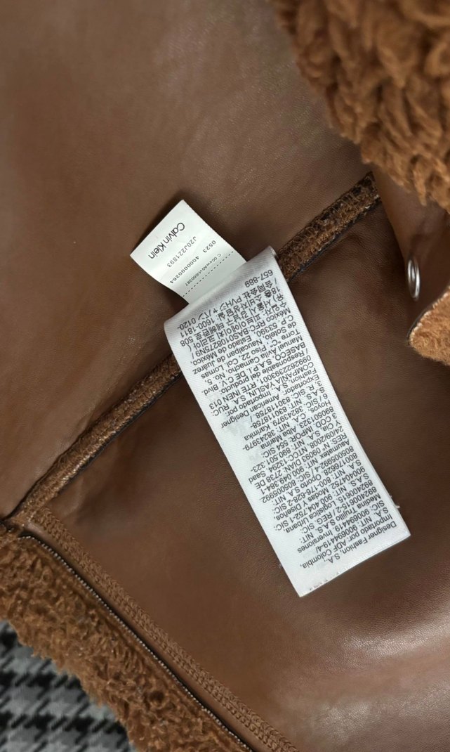 Calvin klein deri kaban - Görsel 3