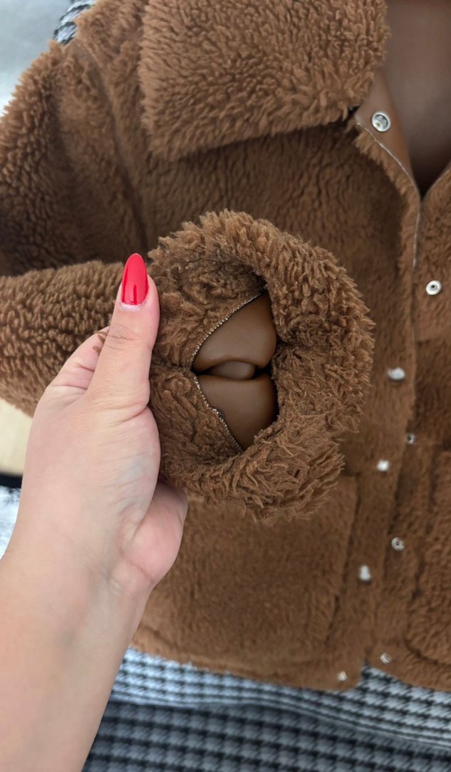 Calvin klein deri kaban - Görsel 4